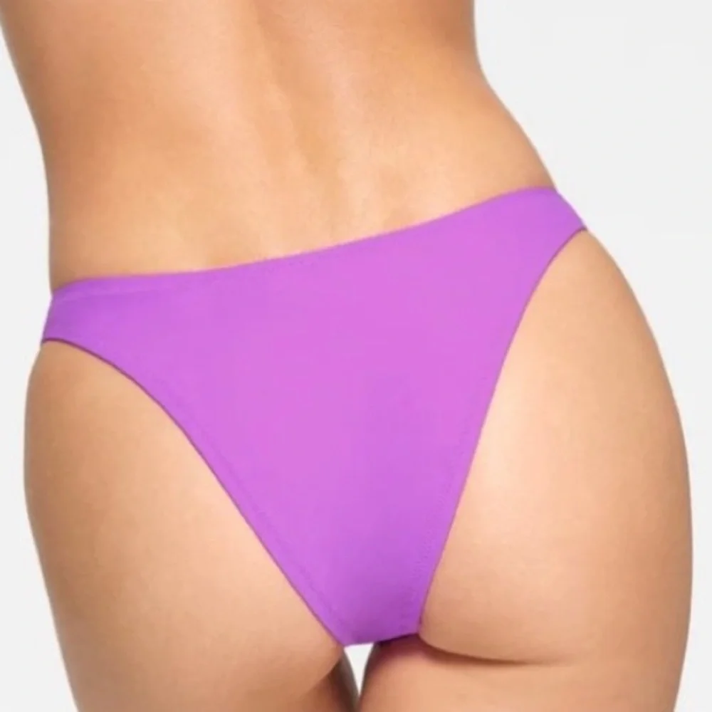 SKIMS Cheeky Tanga Violet Recycled Bikini Bottom